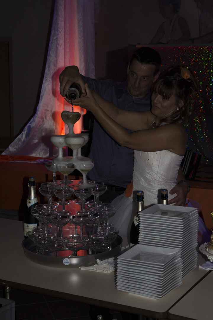 La soirée de notre mariage