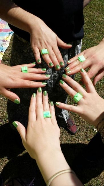 Vernis vert anis!