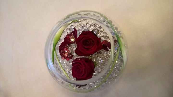 centre de table vue dessus