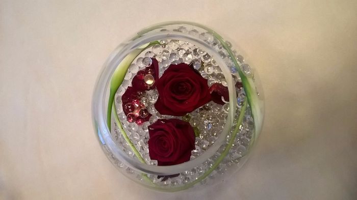 centre de table vue dessus