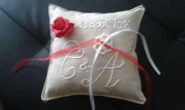 Coussin alliance diy - 1