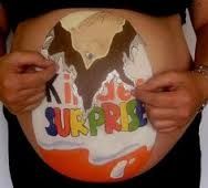 belly painting