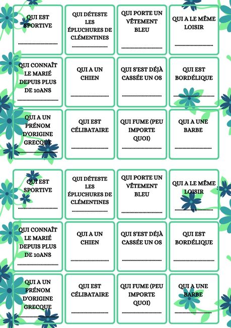 Idées Jeux/animations 16