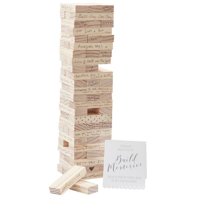 Livre d’or type « jenga » - 2