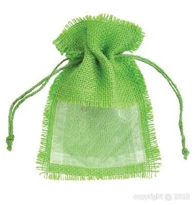 sachet en jute pr dragee