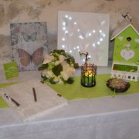 table urne allumée