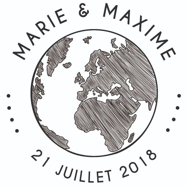 Notre logo de mariage 