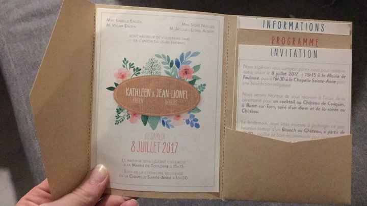 Dites-moi quel FAIRE-PART vous aimez et je vous dirai quel type de mariée vous êtes - 1