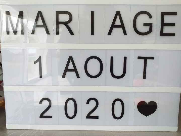 Mariage 1er Août 2020 - 1