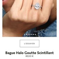 Bague fiançailles Pandora et Alliance Svaroski avis - 1