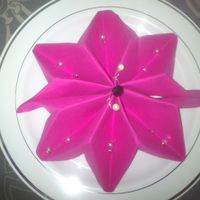 pliage de serviette Dames