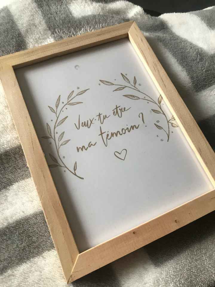 Demande aux futurs temoins - 1