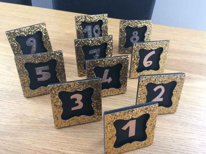 Numéro de tables - 1