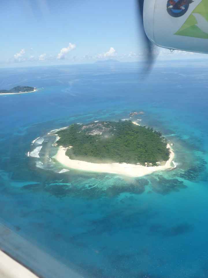 vue de l'avion inter-îles