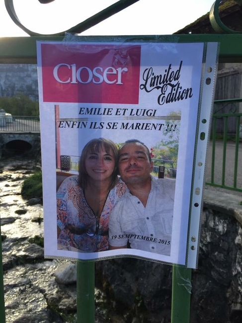 l'affiche surprise de ma temoin