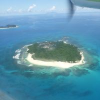 vue de l'avion inter-îles