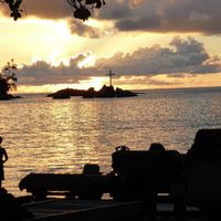 Couché de soleil Port Launey