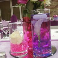 decoration de la salle: le centre de table