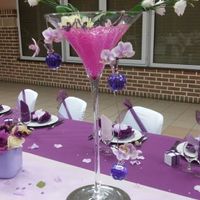decoration de la salle: centre de table