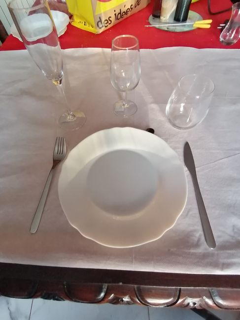 1 ou 2 la disposition des verres ? 😊 2