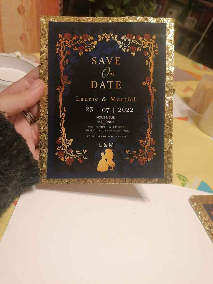 Save the date custom - 1