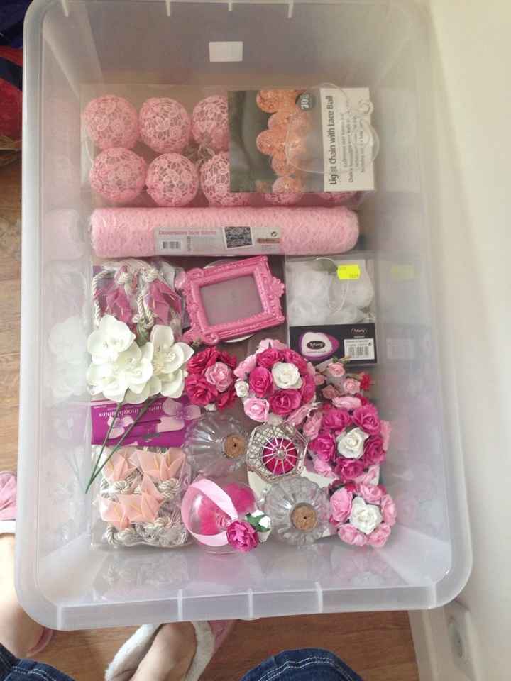 Mariage bicolore : Fuschia et blanc - 1