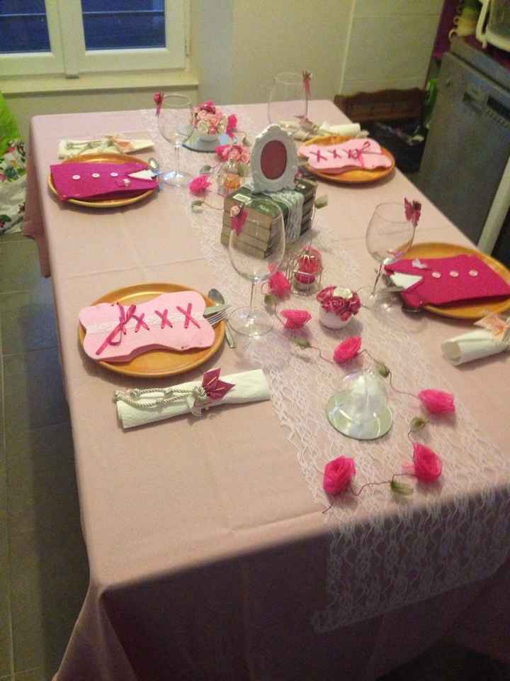 1er essai deco de table - 1