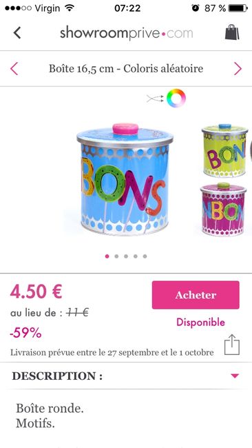 Boîtes pour bombons - 2