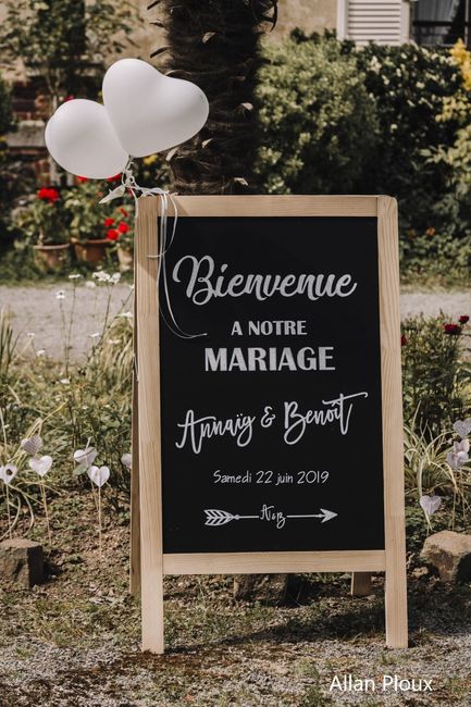 Panneau Bienvenue