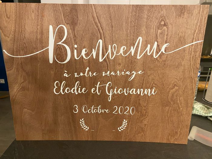 Panneau de bienvenue 1