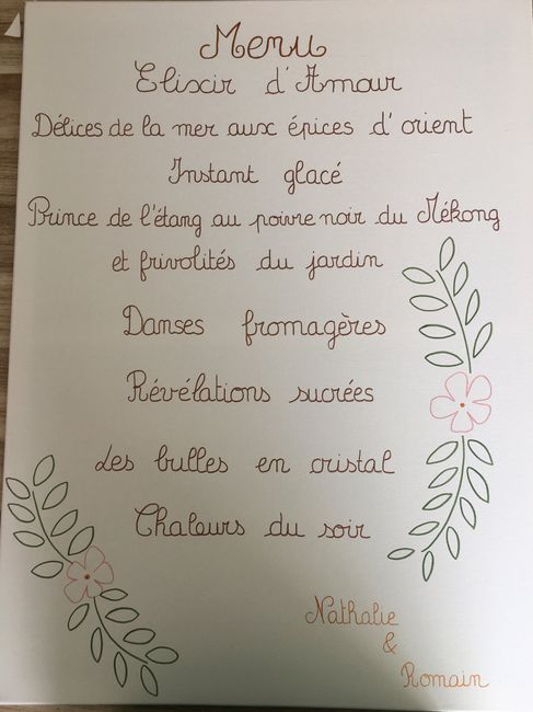 Menu - 1
