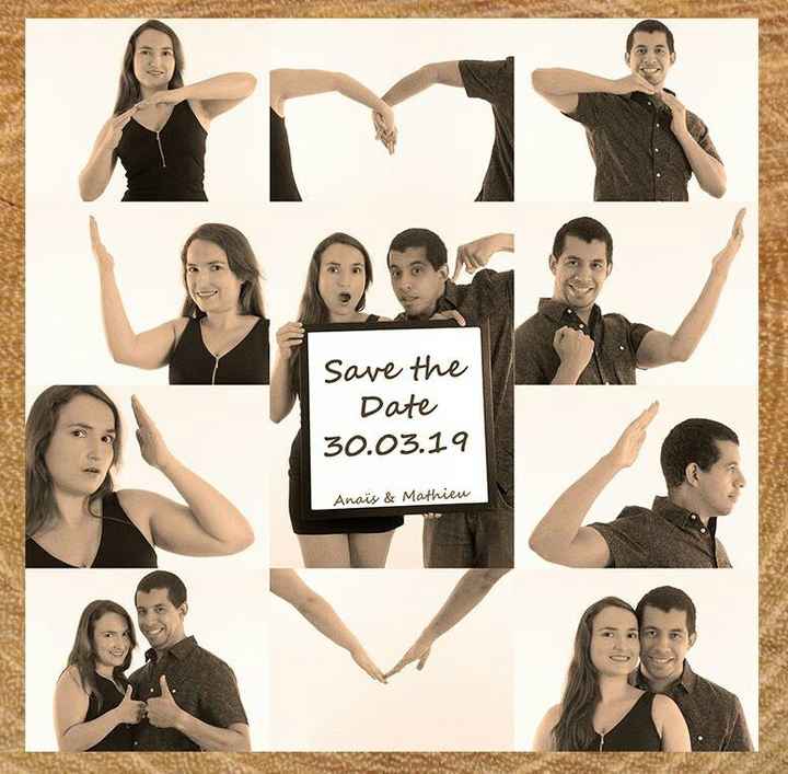Save the date fait par nous même - 1