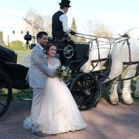 L'arrivée en calèche