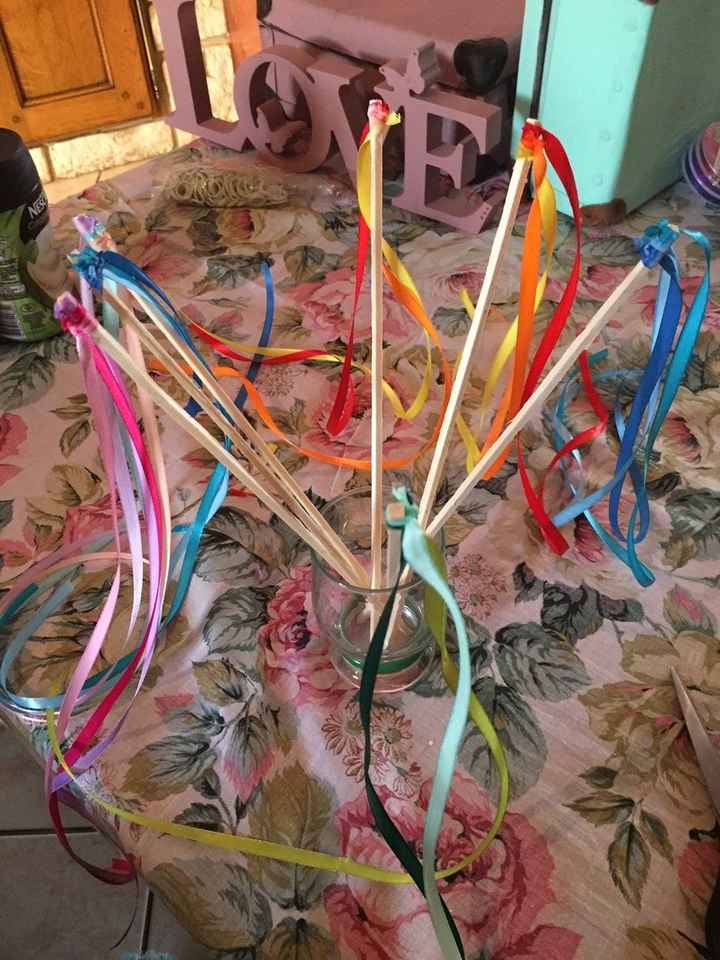 Baguettes de ruban Arc en ciel