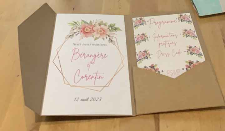 Faire part à imprimer soi même - 1