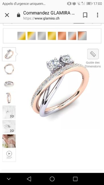 Alliance en saphir.. blanc 2