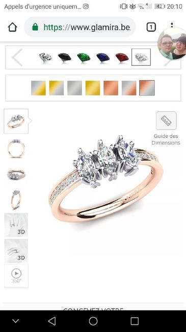 Alliance en saphir.. blanc 5