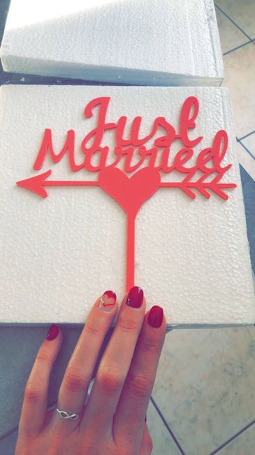 Cake topper - 1