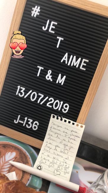 Chéri a peur que j’oublie la date ? 🤔 noooon il est juste romantique 😂 - 2