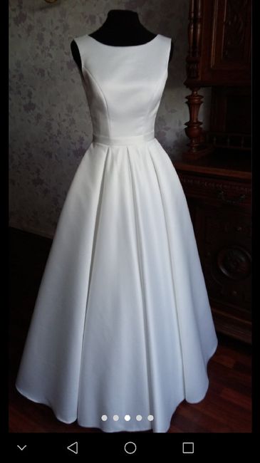Le début de ma robe de mariée - 1