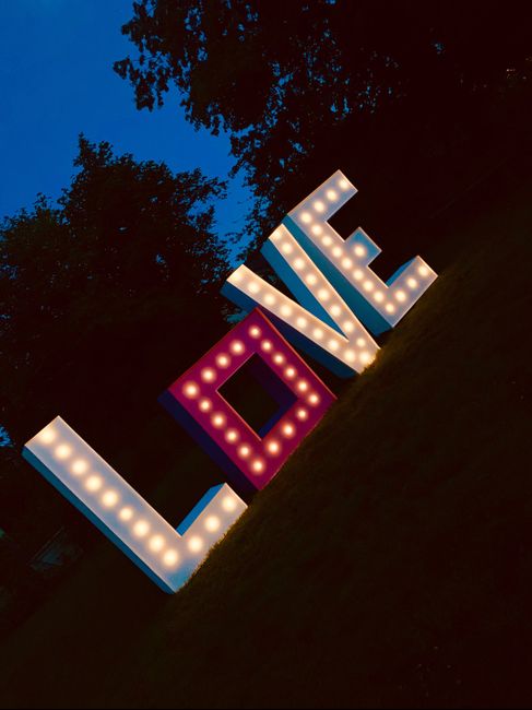Photo finale de nos lettres géantes - 2
