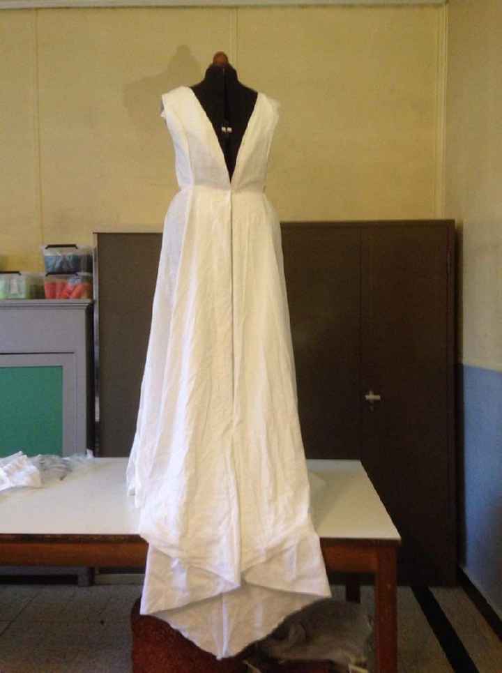 Le début de ma robe de mariée - 1