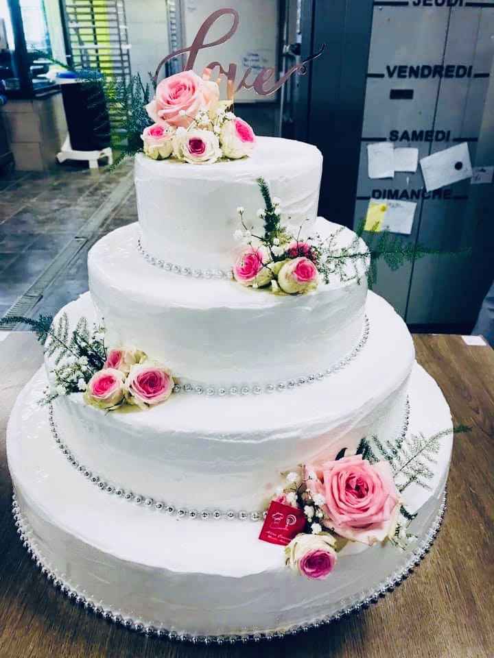 Le wedding cake 🌸🌼 - 1