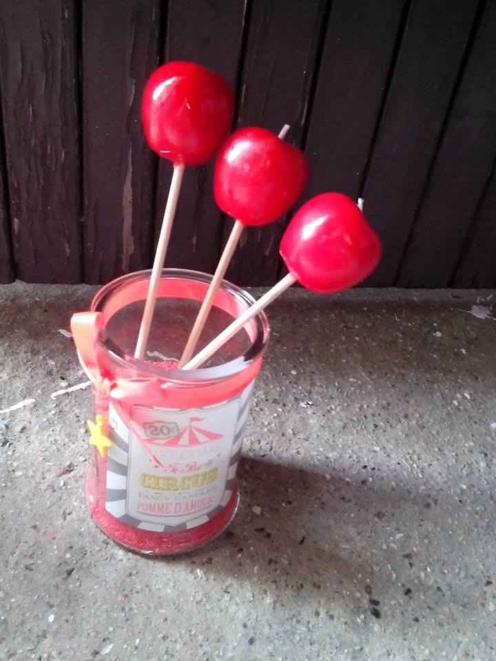 bougies pomme d'amour