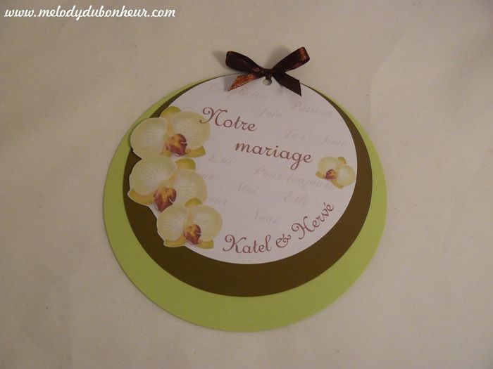Faire-part de mariage