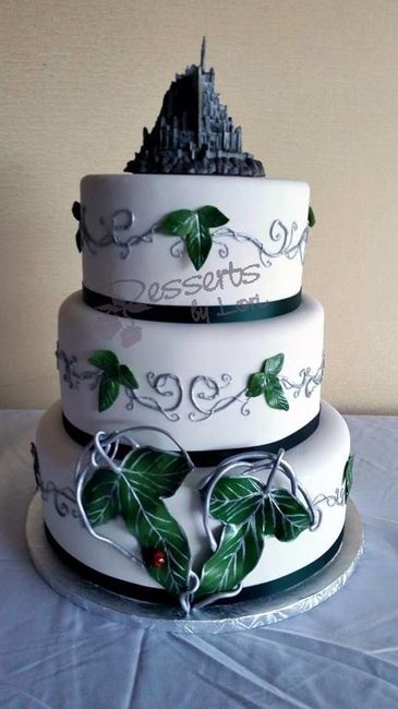 Wedding Cake Seigneur des anneauxx