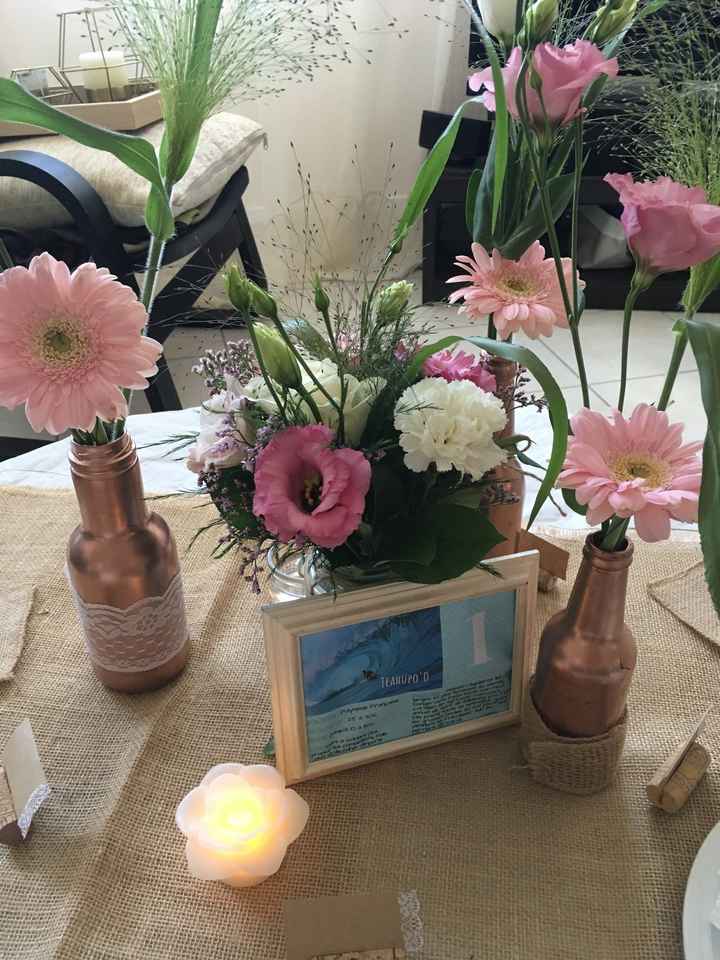 Nouvel essai table avec fleurs - 1