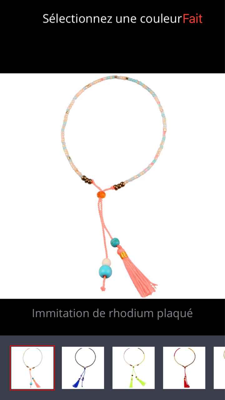 Bracelet cadeau temoins/dh :  besoin de vos avis - 1