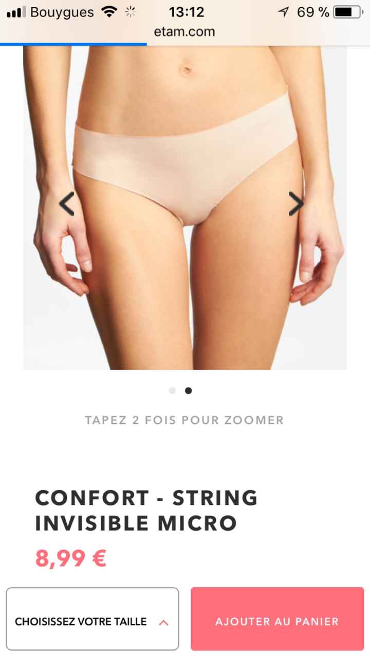  Question lingerie invisible : vos avis - 1