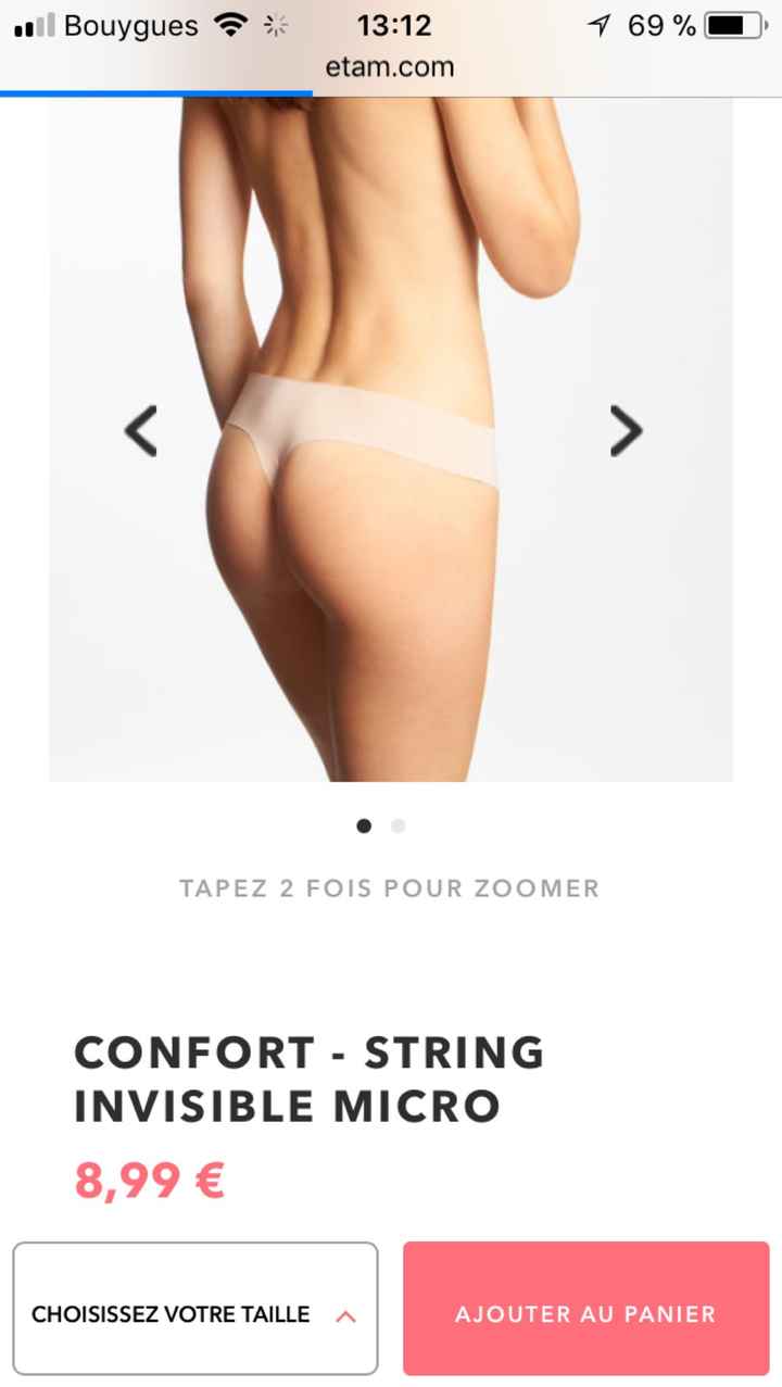  Question lingerie invisible : vos avis - 2